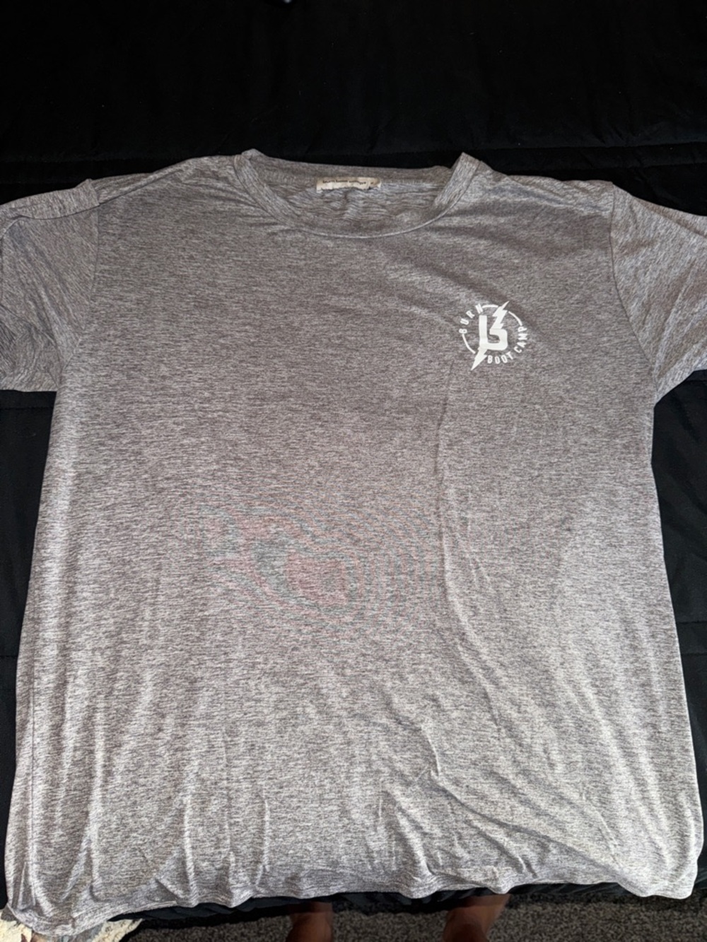 Light Gray Short Sleeve Logo Tee - Unbranded